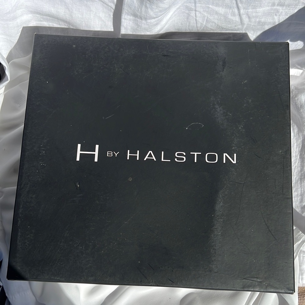 H BY HALSTON Wedge Booties